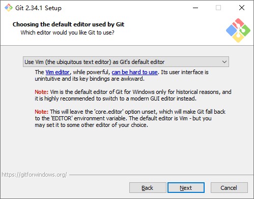 Git文件默认的编辑器