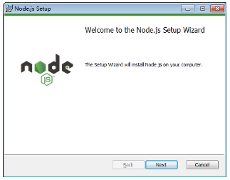 node安装界面