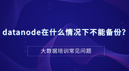 DataNode在什么情况下不会备份